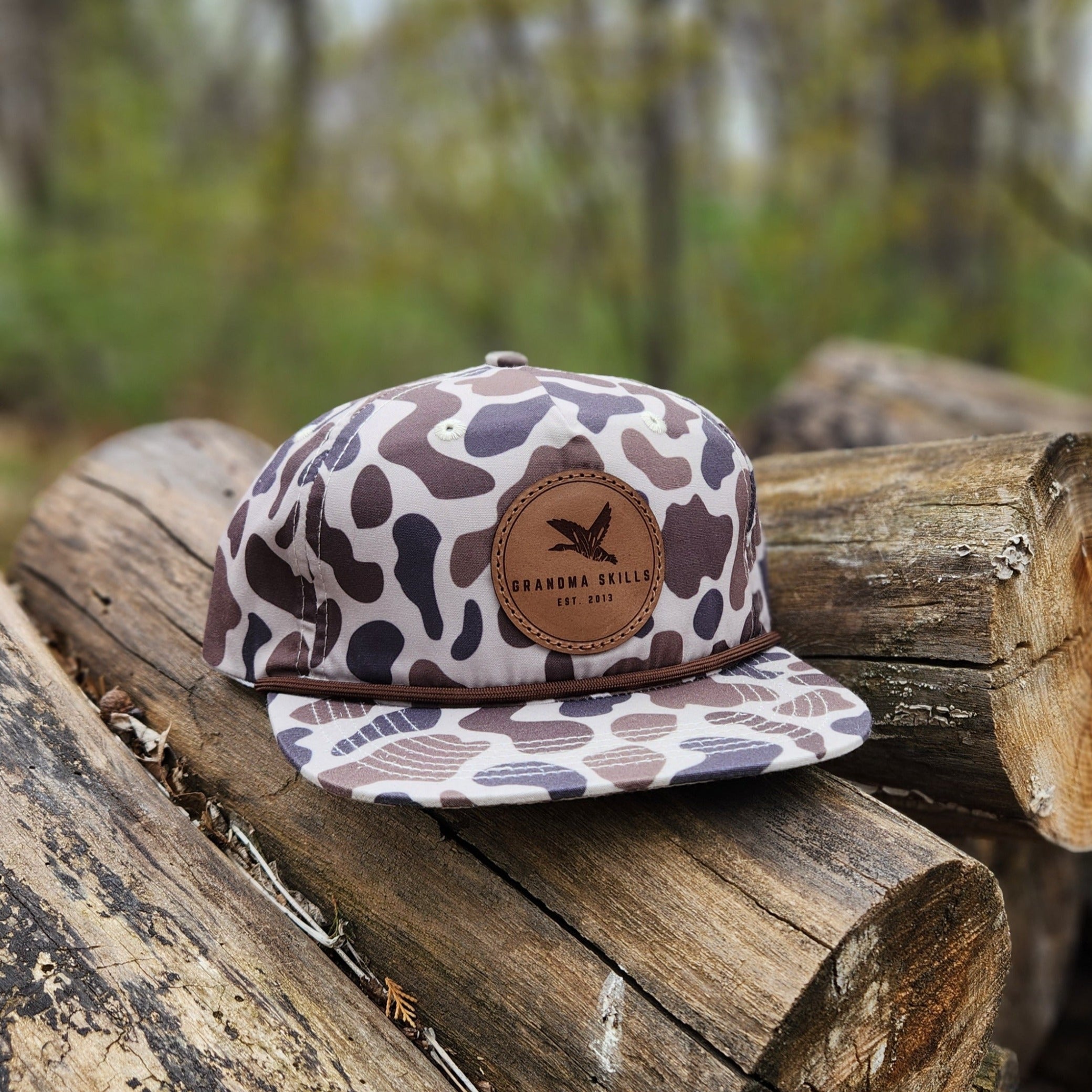 Camo snapback cheap