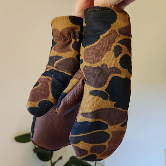 Pre-Order Vintage Camo Mittens